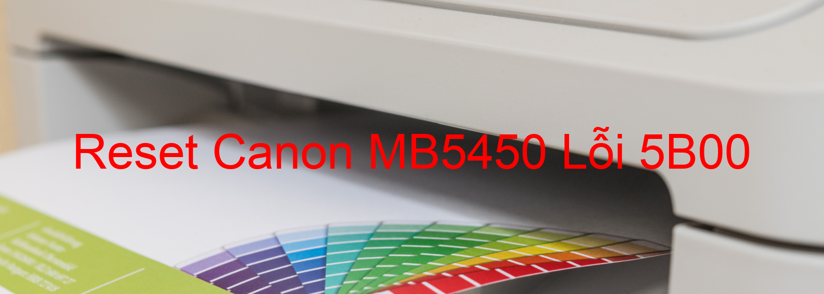 Reset Canon MB5450 Lỗi 5B00