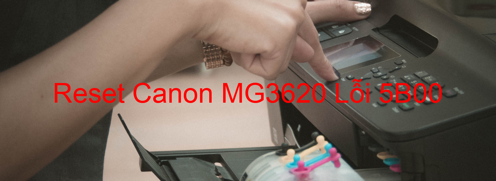 Reset Canon MG3620 Lỗi 5B00