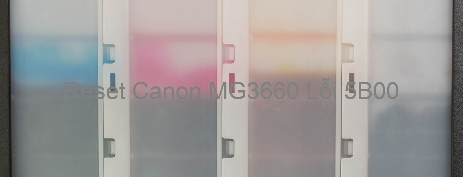 Reset Canon MG3660 Lỗi 5B00