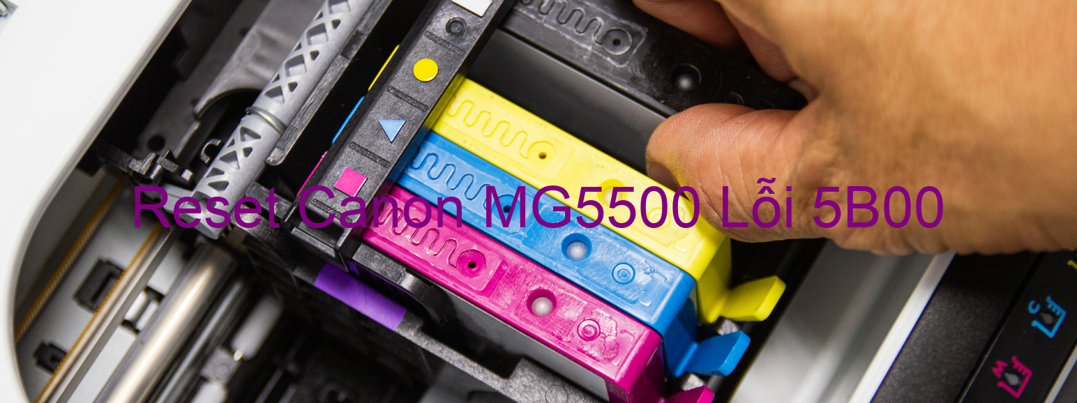 Reset Canon MG5500 Lỗi 5B00