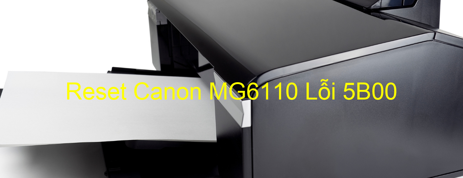 Reset Canon MG6110 Lỗi 5B00
