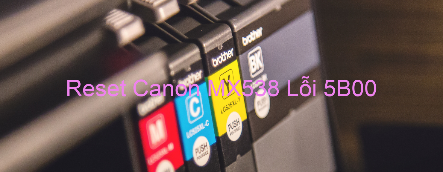 Reset Canon MX538 Lỗi 5B00