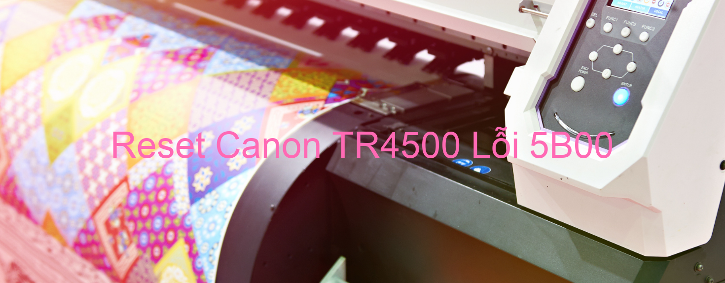 Reset Canon TR4500 Lỗi 5B00