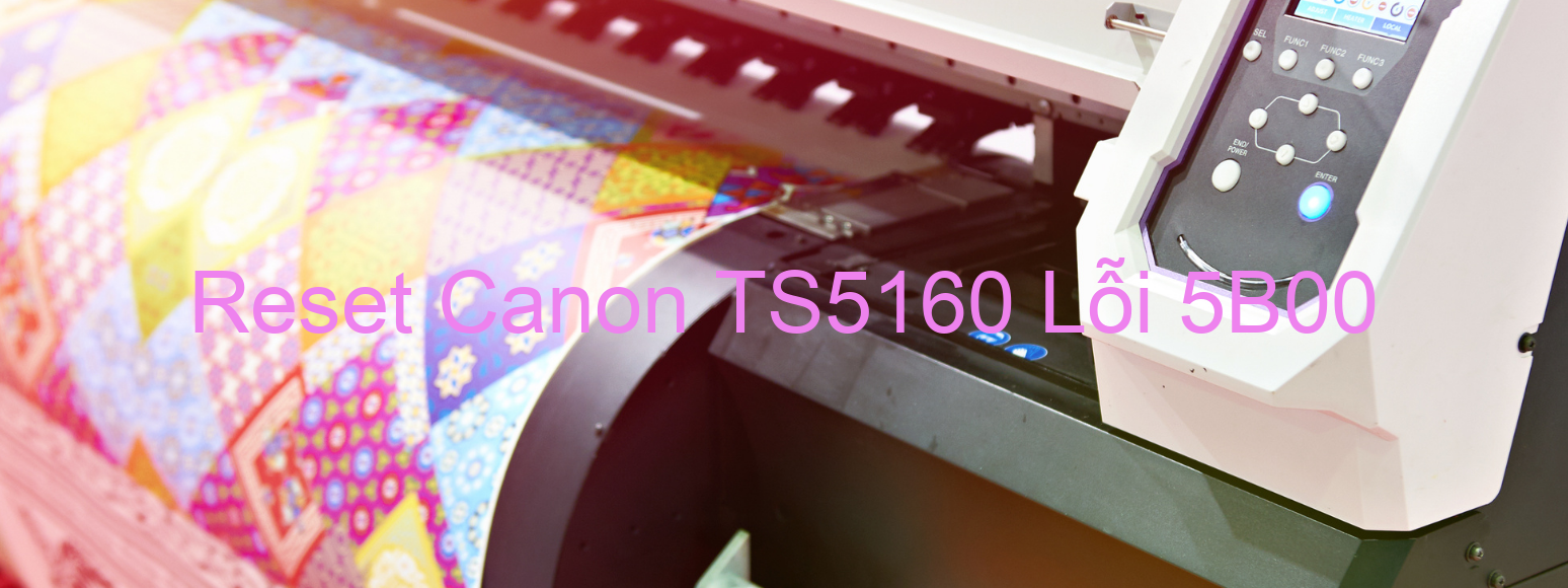 Reset Canon TS5160 Lỗi 5B00