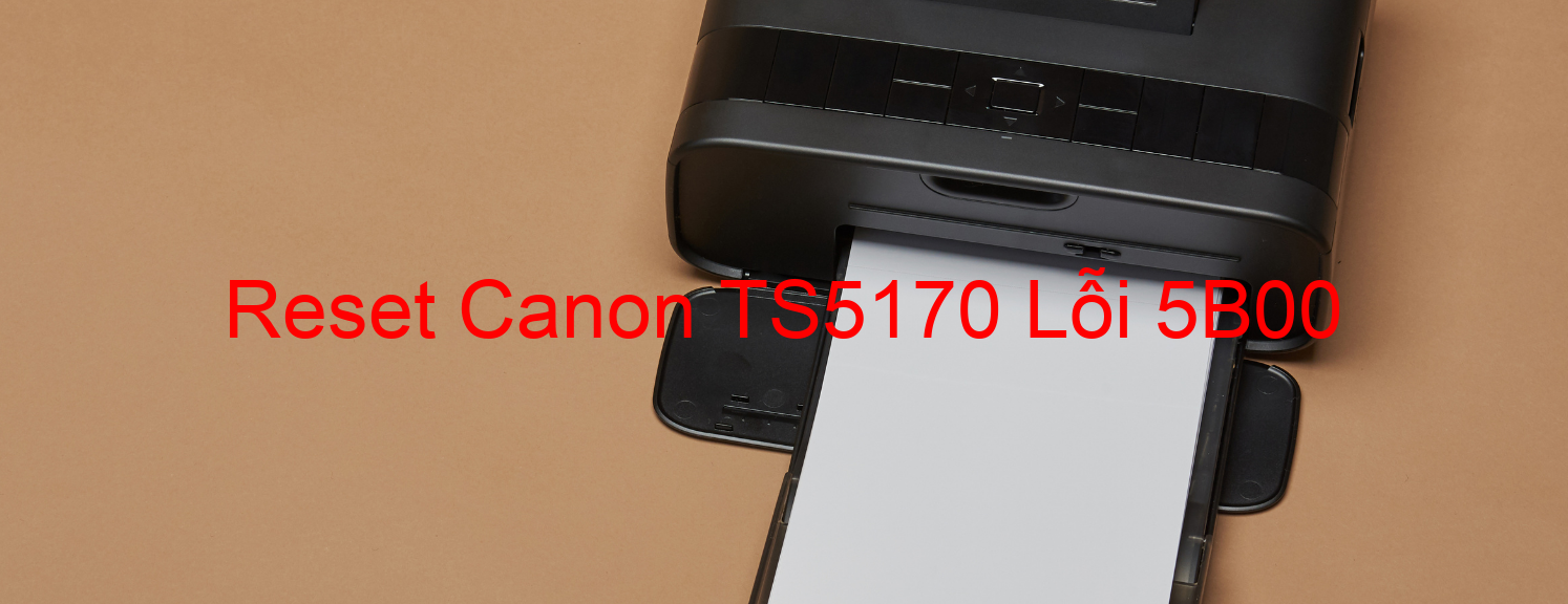 Reset Canon TS5170 Lỗi 5B00