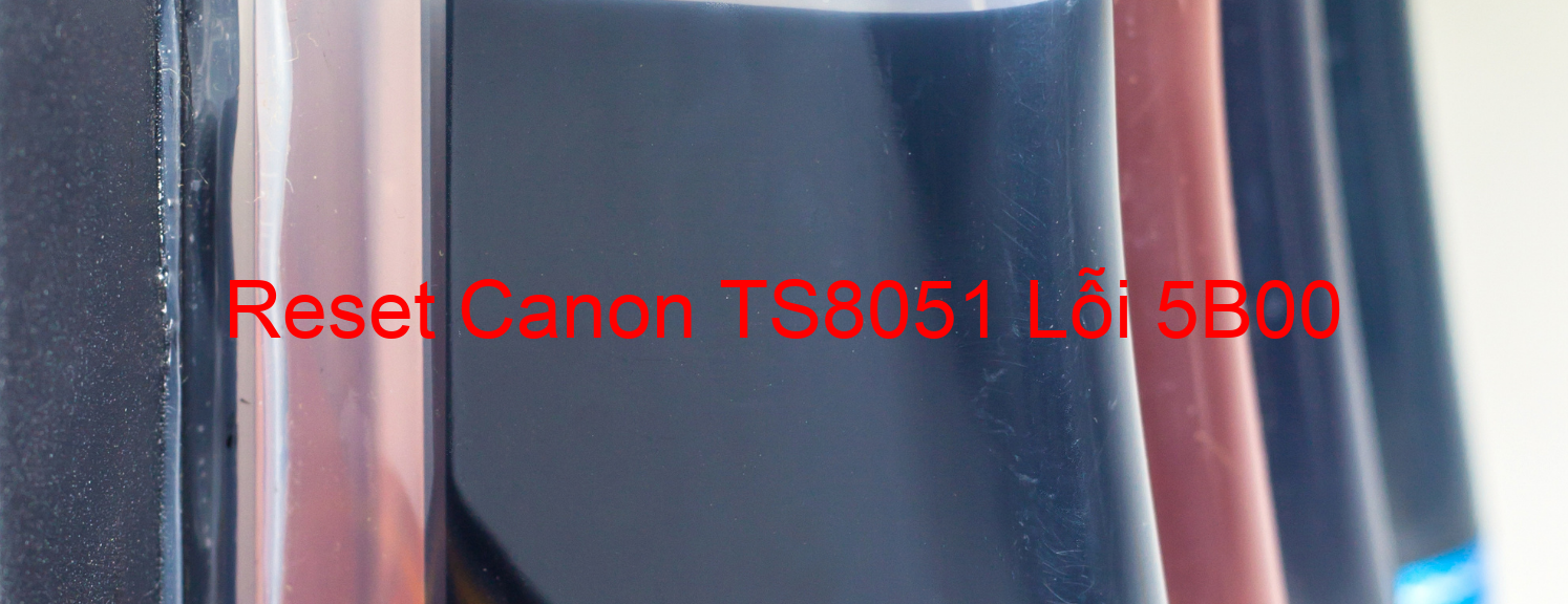 Reset Canon TS8051 Lỗi 5B00