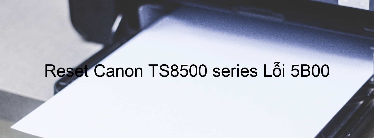Reset Canon TS8500 series Lỗi 5B00