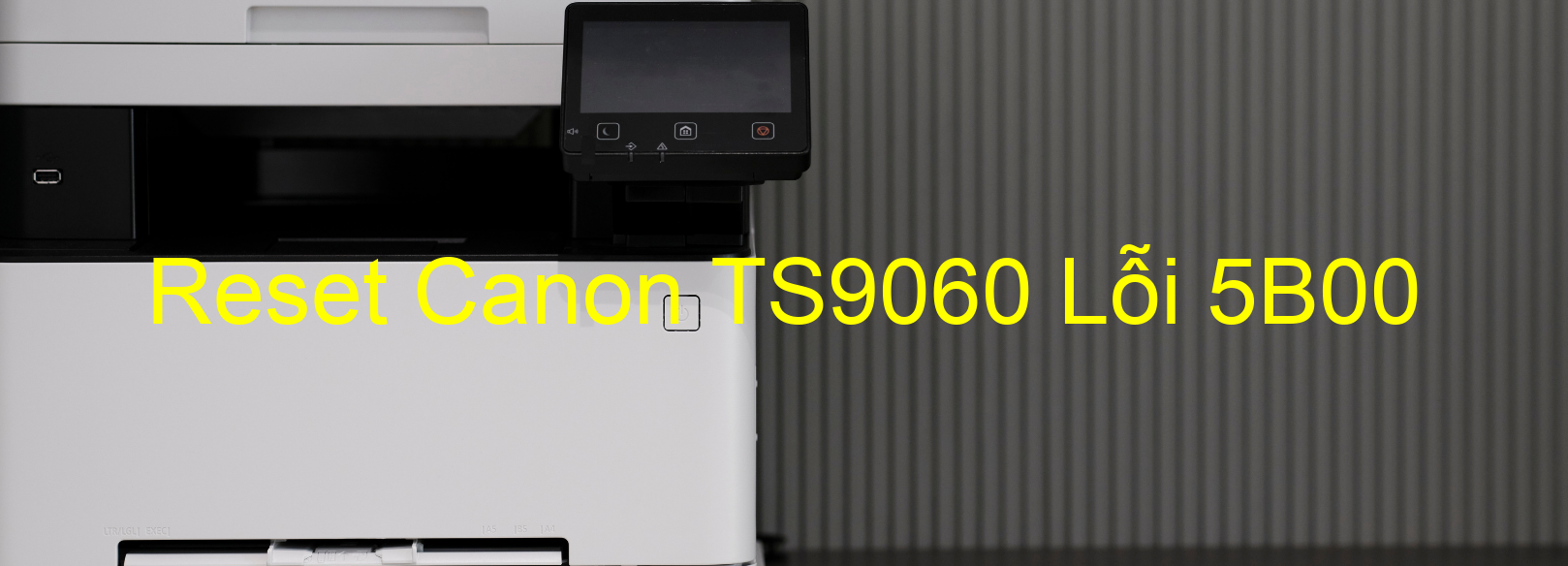 Reset Canon TS9060 Lỗi 5B00
